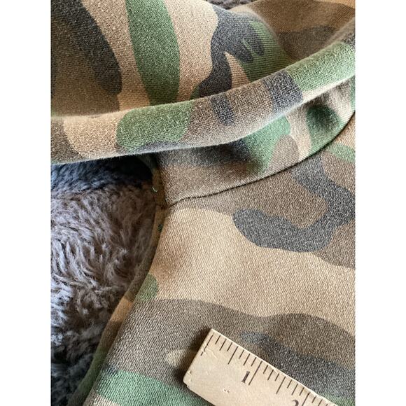 Supreme Men's Camouflage Streetwear Patch Spell Hoodie Logo Green Size Large - Picture 7 of 12